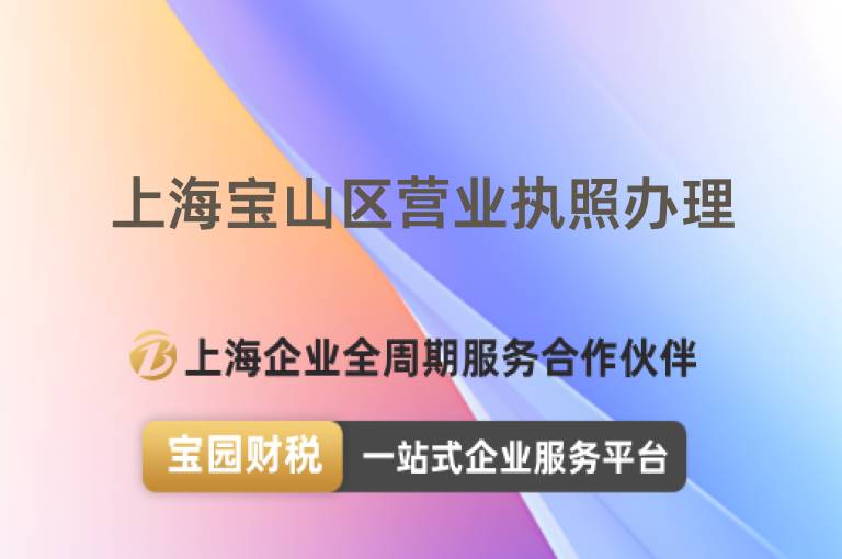 上海寶山區(qū)營業(yè)執(zhí)照辦理