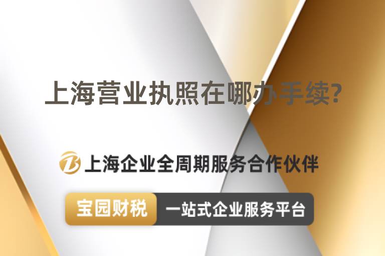 上海營(yíng)業(yè)執(zhí)照在哪辦手續(xù)?