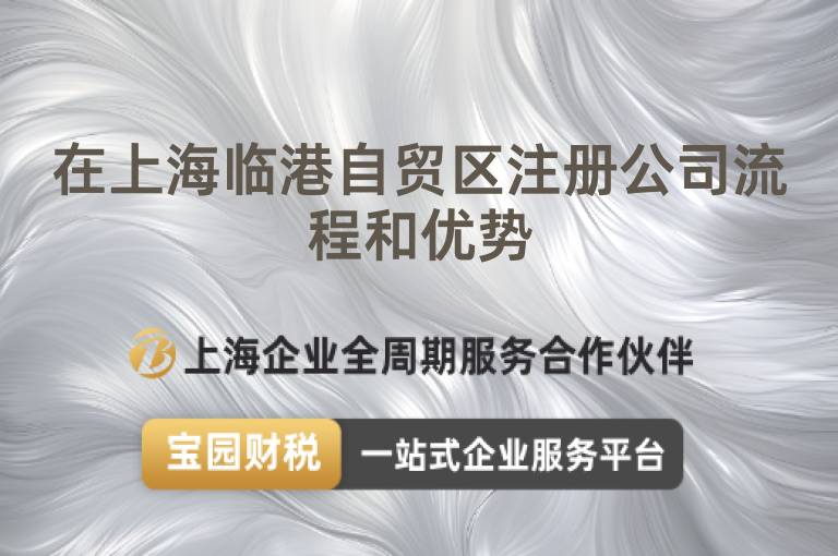 在上海臨港自貿區注冊公司流程和優勢