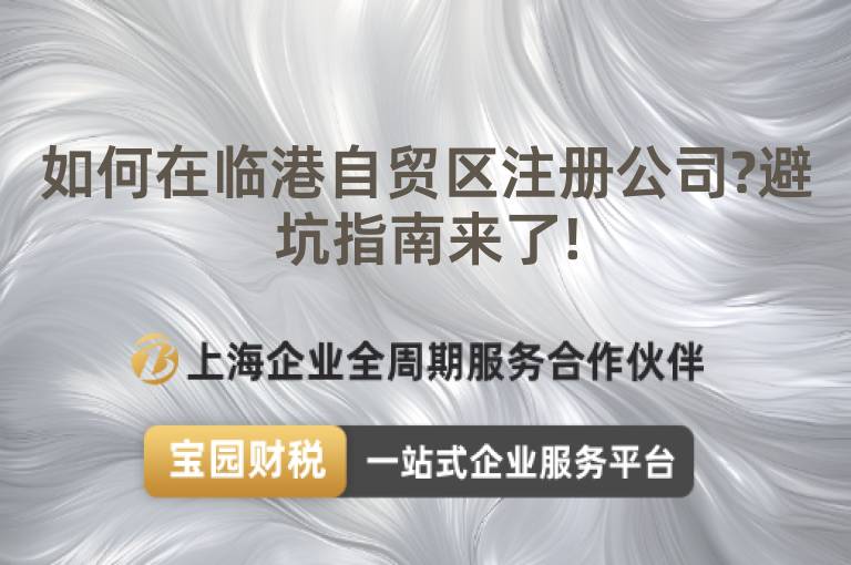 如何在臨港自貿(mào)區(qū)注冊公司?避坑指南來了!